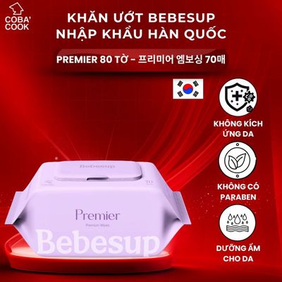 Khăn Ướt Hàn Quốc Primier 70 TờThương Hiệu Bebesup