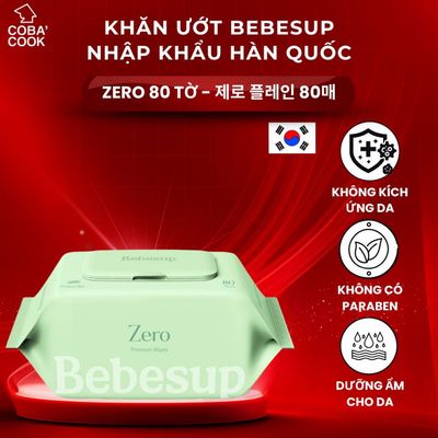 Khăn ướt Hàn Quốc Bebesup Zero 80 Tờ/ Gói Thương Hiệu Bebesup
