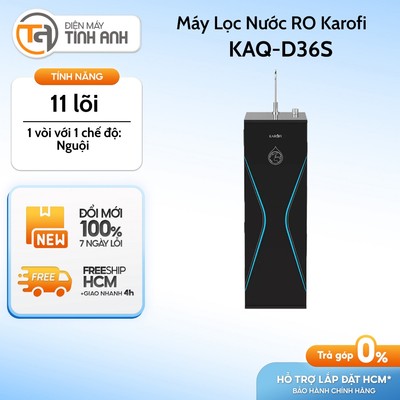 Máy Lọc Nước RO 11 Lõi Karofi KAQ-D36S  [Giao Toàn Quốc]