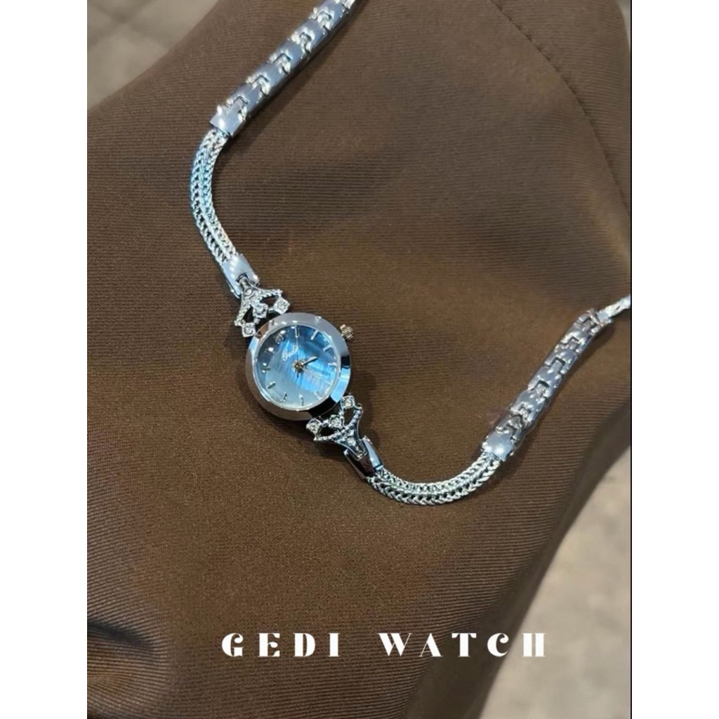Đồng Hồ Nữ GEDI Watch Kèm Hộp Quà 3 Món Dây Kim Loại Cao Cấp Sang Trọng