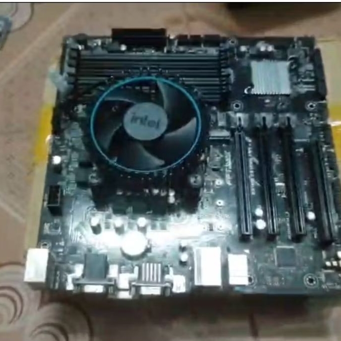 [COMBO CHIẾN GAME CỰC XỊN] main  h610, chip i5 12400 ,ram 8gb kèm fan like new 99% GIÁ RẺ