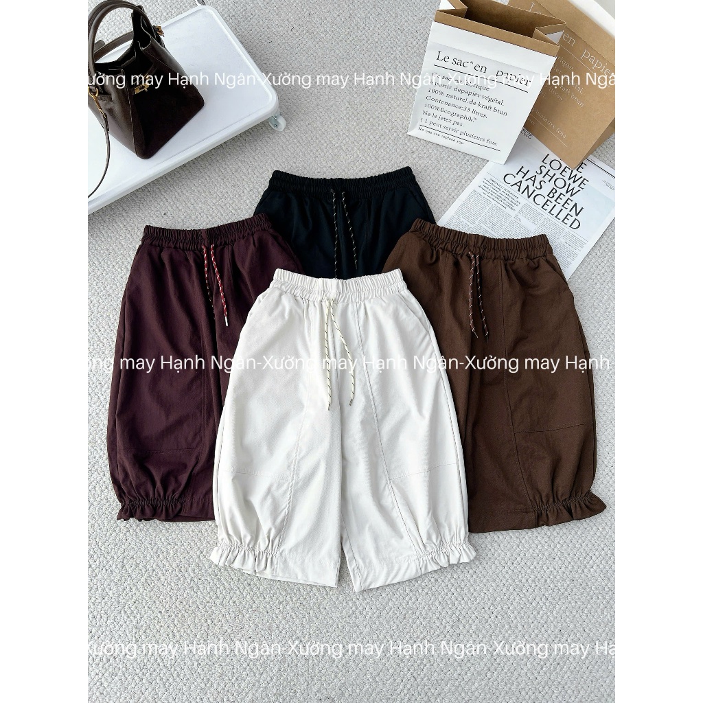 [M0025] Quần Kaki Ngố Cạp Cao Ống Rộng Phối Bèo Basic Modern Girl Phong Cách Hàn Quốc