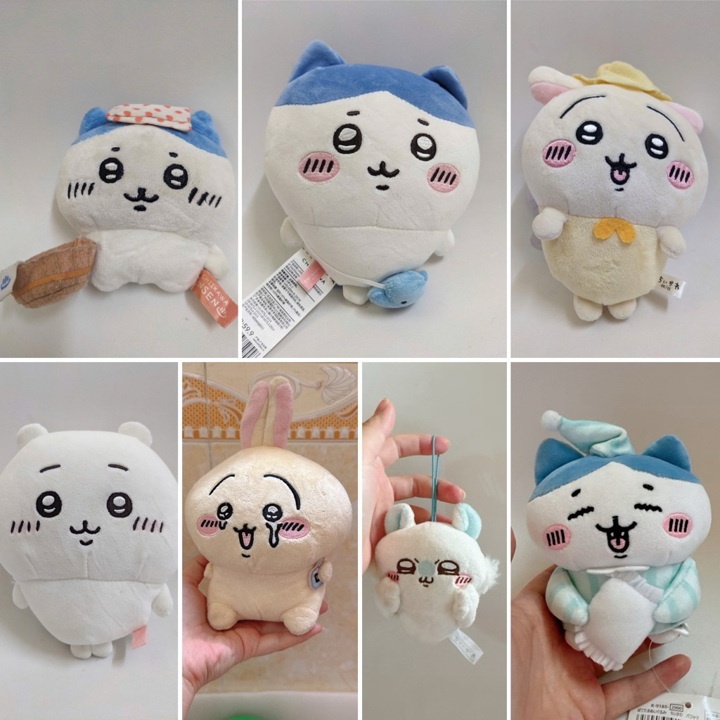 Gấu bông Chiikawa chính hãng Nhật, anh Rakko, Momonga, Hachiware (Updating 🌱)