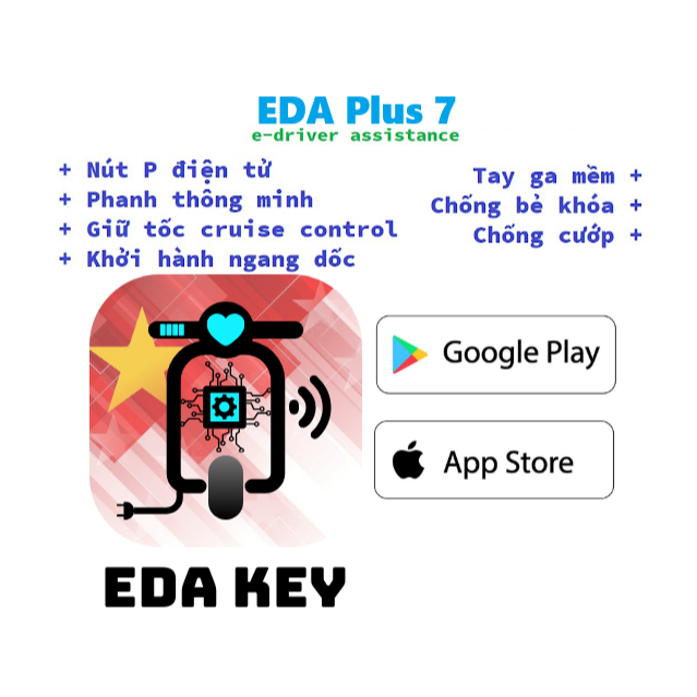 EDA Plus 7 nâng cấp 7 tính năng xe máy điện VinFast Evo Feliz Klara Vento VeroX Flazz Zgoo