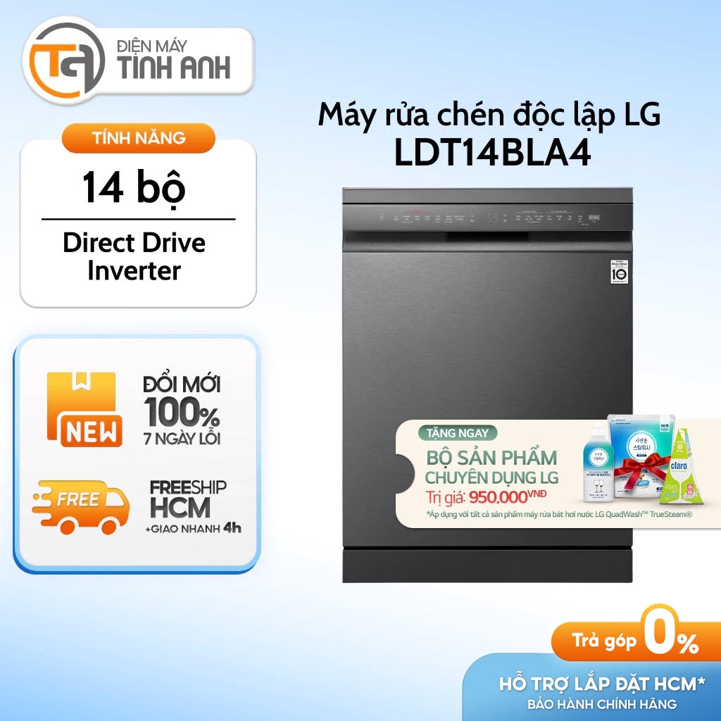 Máy Rửa Chén Độc Lập LG LDT14BLA4 - [Seller Delivery - FREESHIP]