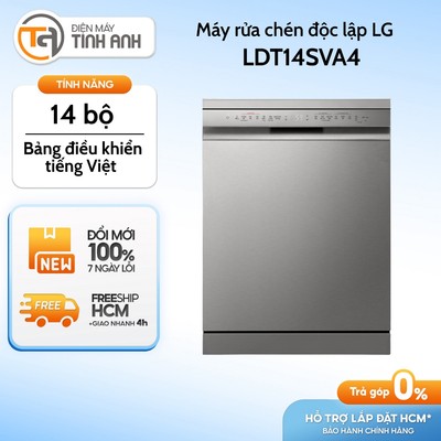 Máy Rửa Chén Độc Lập LG 14 Bộ LDT14SVA4 - [Giao Toàn Quốc]