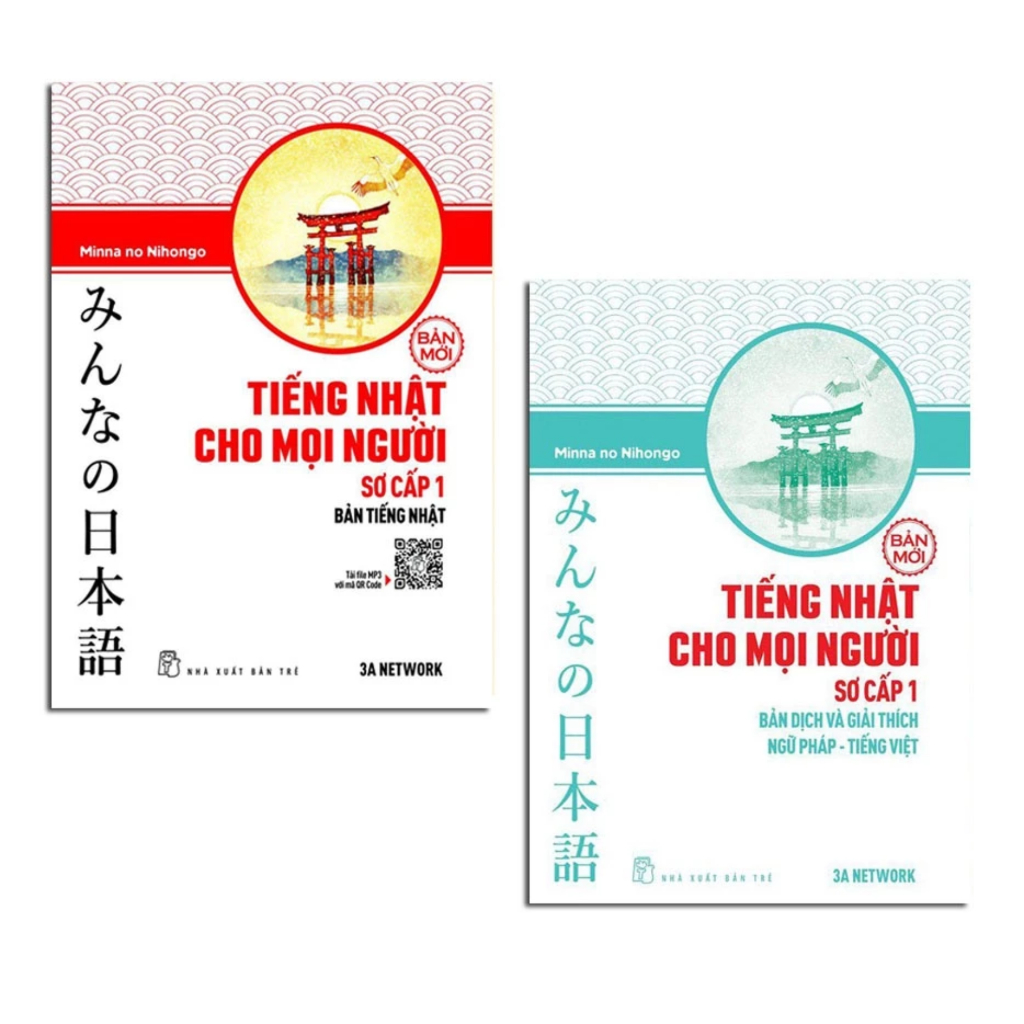 Sách - Combo 2 cuốn Minna No Nihongo 1 - Tiếng Nhật Cho Mọi Người Sơ Cấp 1 - Trình Độ N5