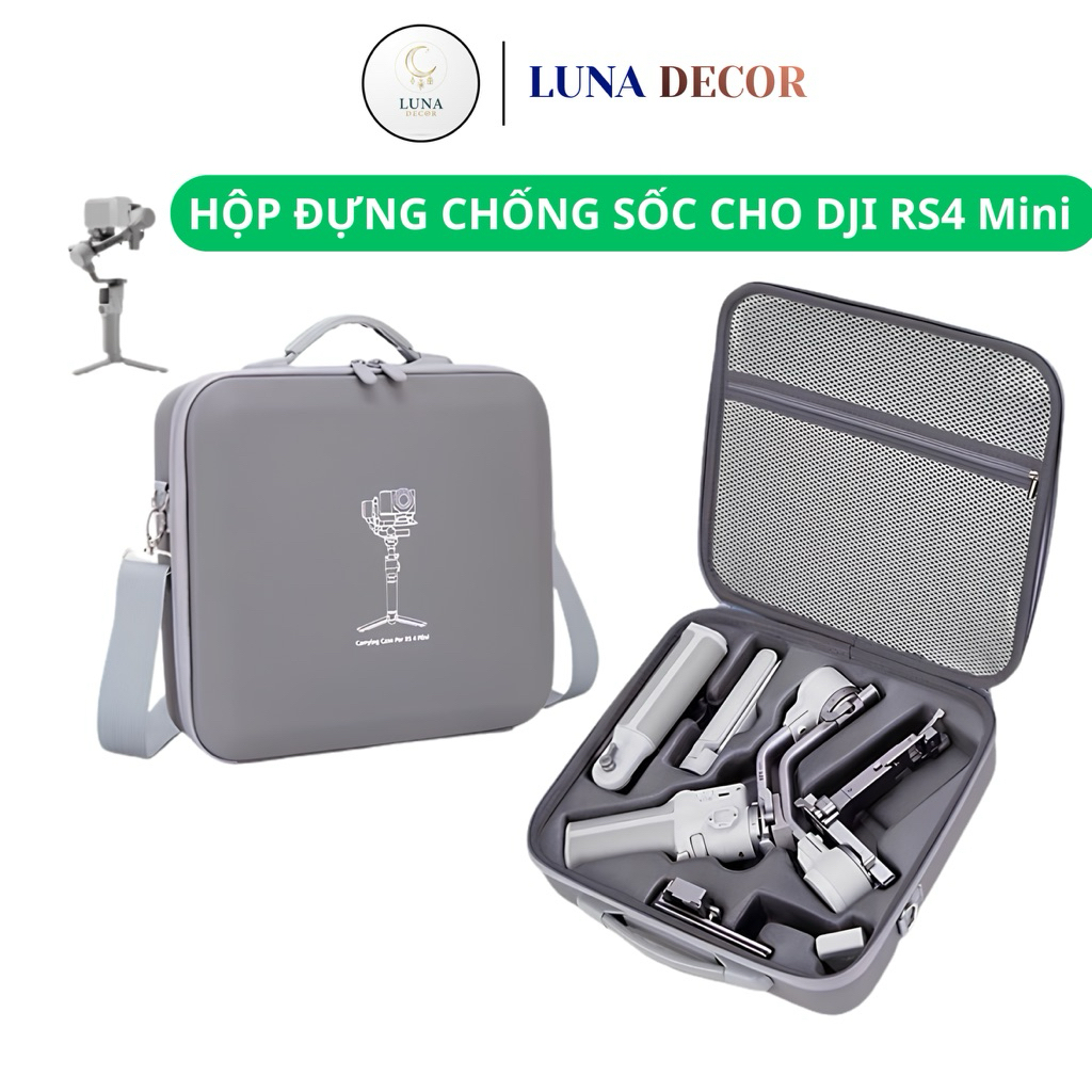 Hộp Đựng DJI RS4 Mini Chống Sốc Cao Cấp – Túi Bảo Vệ Gimbal DJI RS4 Mini