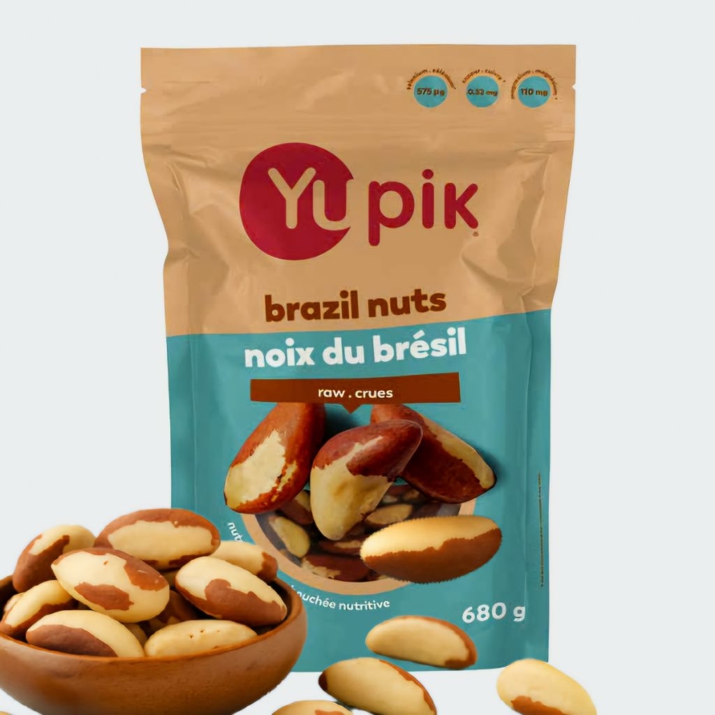 Brazil Nut Cao Cấp 680gr 🇧🇷 Siêu Hạt Brazil Nut 🇧🇷 Rich Selenium - Canada Import - Tốt cho sức khỏe