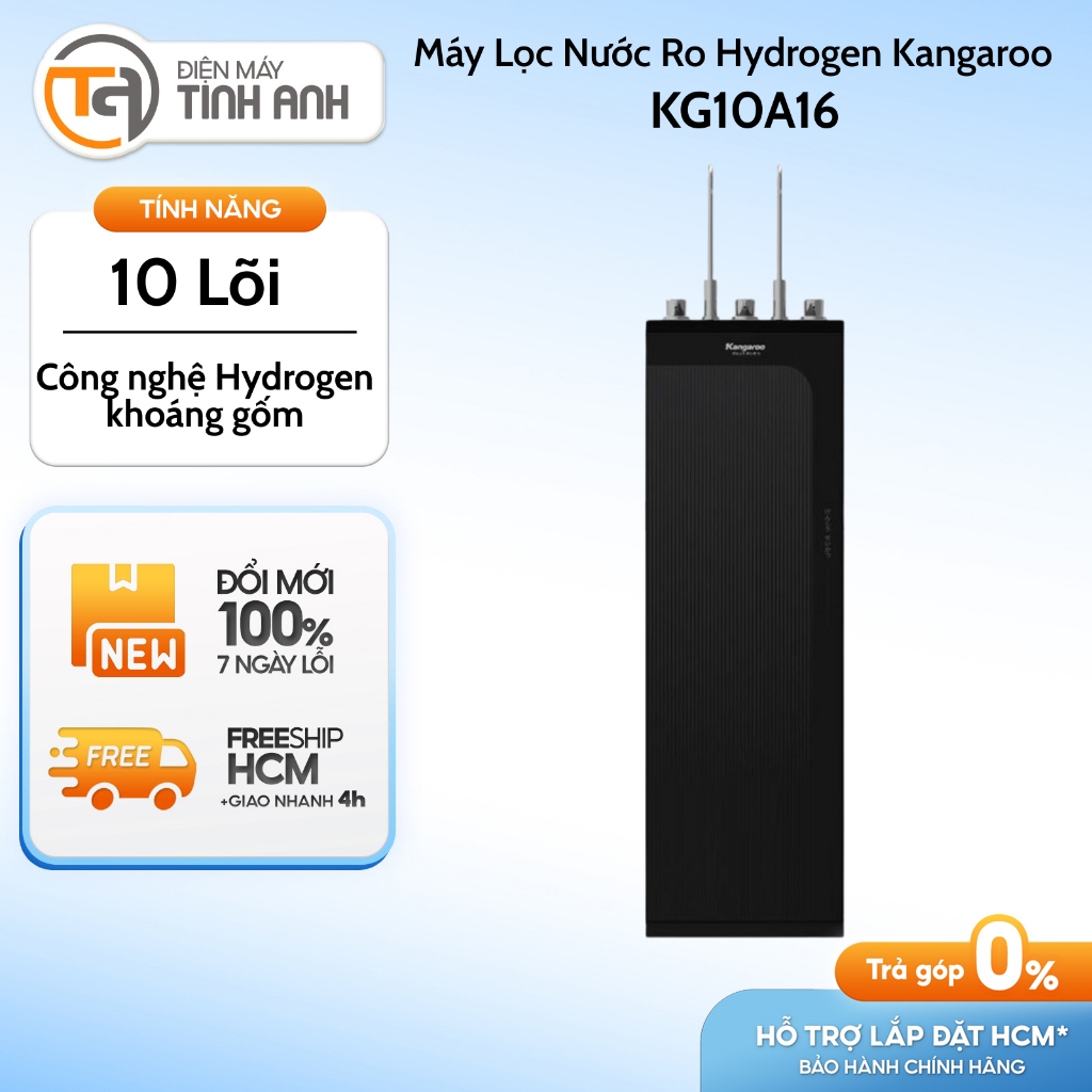 Máy Lọc Nước RO Nóng Lạnh Hydrogen Kangaroo 10 Lõi KG10A16