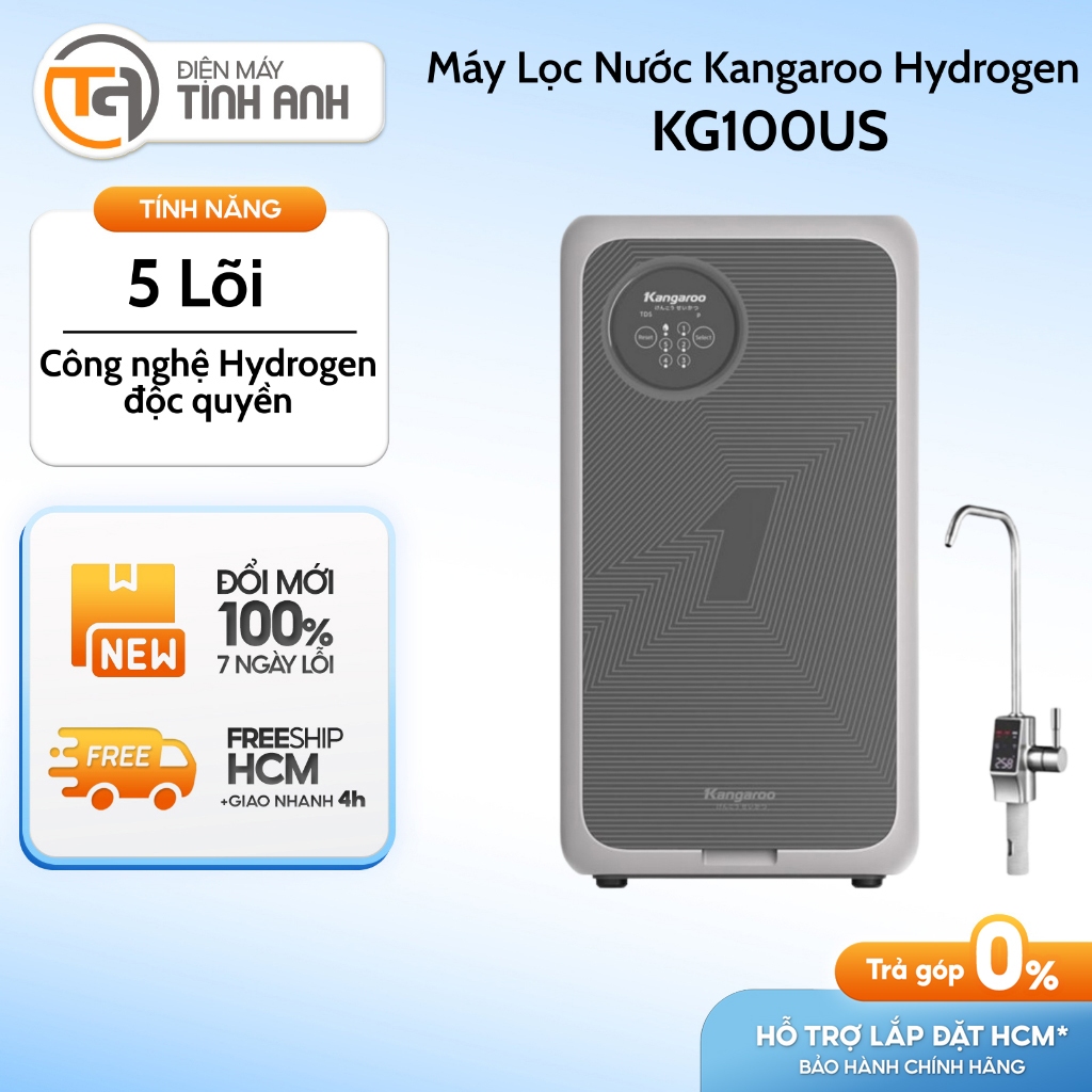 Máy Lọc Nước Kangaroo Hydrogen 5 Lõi KG100US