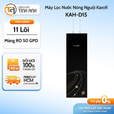 Máy Lọc Nước Nóng Nguội Karofi 11 Lõi KAH-D15