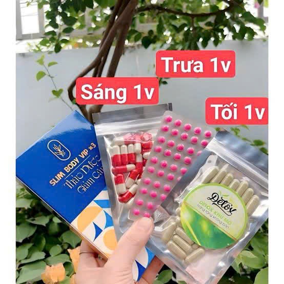 GIẢM CÂN AN TOÀN BODY SLIM X3 {SÉT 3 MÓN}