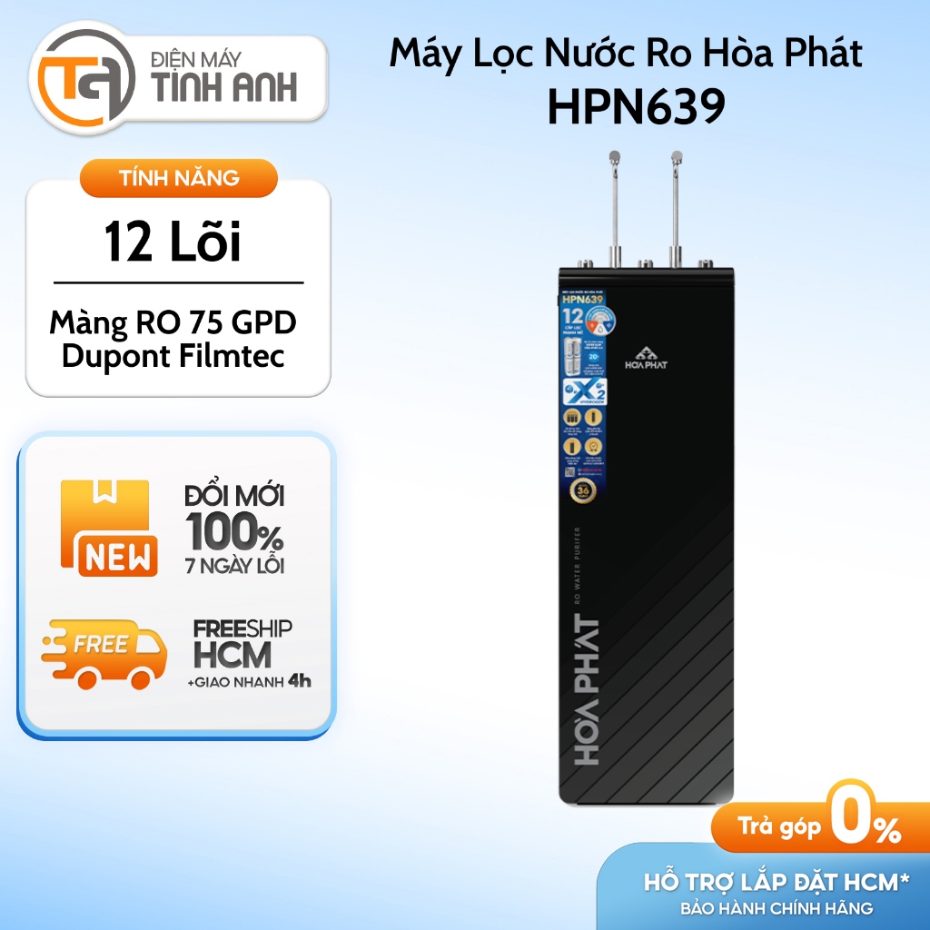 Máy Lọc Nước RO Hòa Phát 12 Lõi HPN639