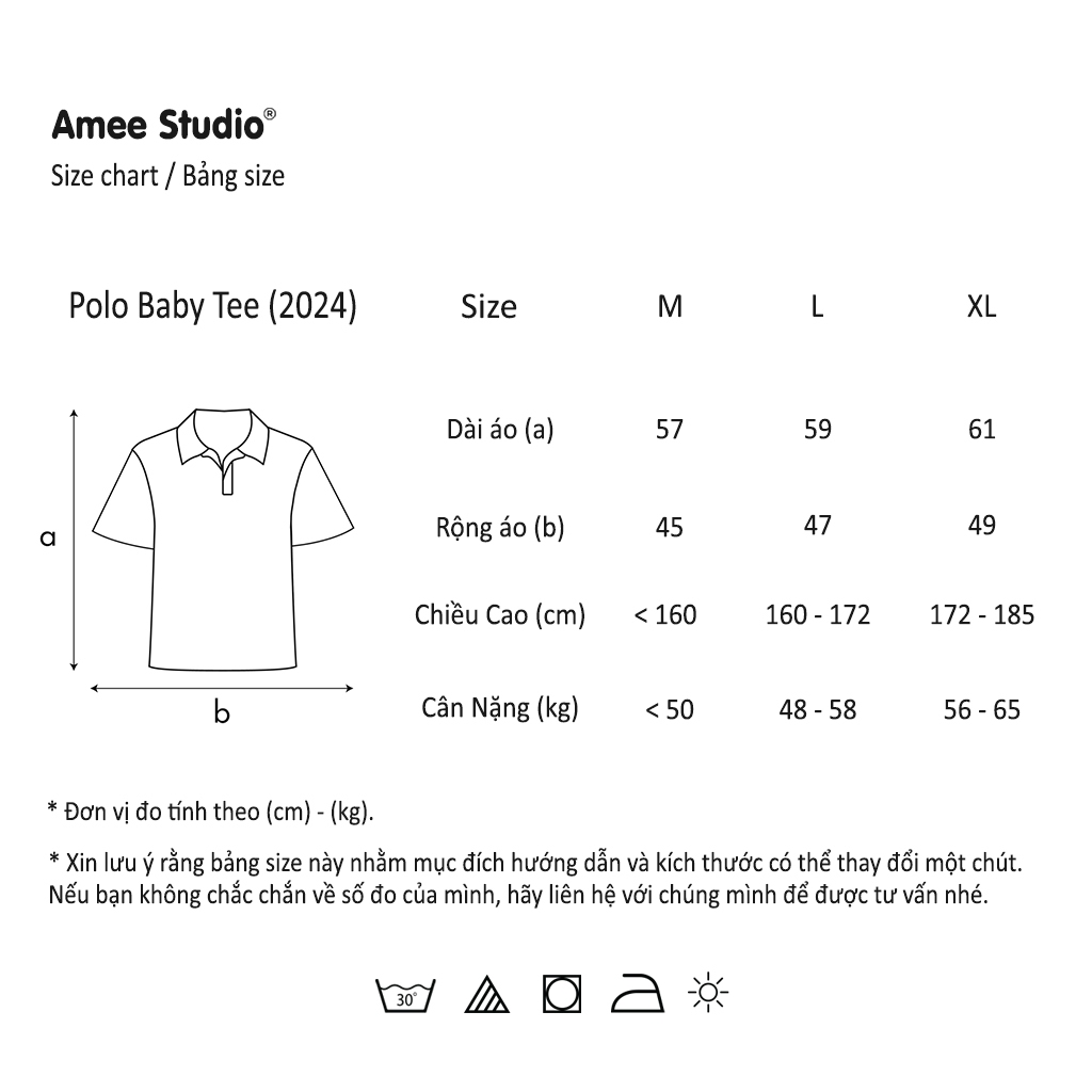 [Amee Studio] Áo Polo BabyTee Amee Studio Thêu Nơ Cotton 100% / Aries 0,5g | BigBuy360 - bigbuy360.vn