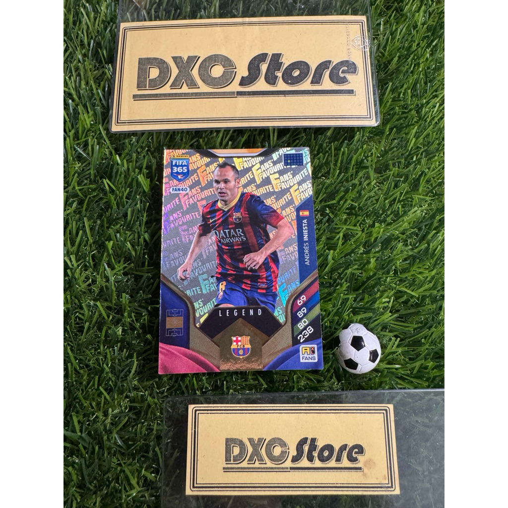 [ CHÍNH HÃNG ] - LEGEND - FAN FAVOURITE - PANINI FIFA 365 2026 - ANDRES INIESTA (SPAIN)