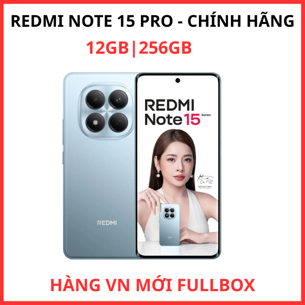 Điện Thoại Xiaomi Redmi Note 15 Pro (12GB - 256GB) - Chính Hãng