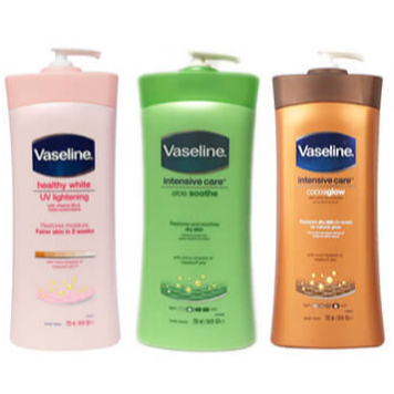 CHAI DƯỠNG THỂ VASELINE ĐỦ MÀU 725ML BẢN MỸ