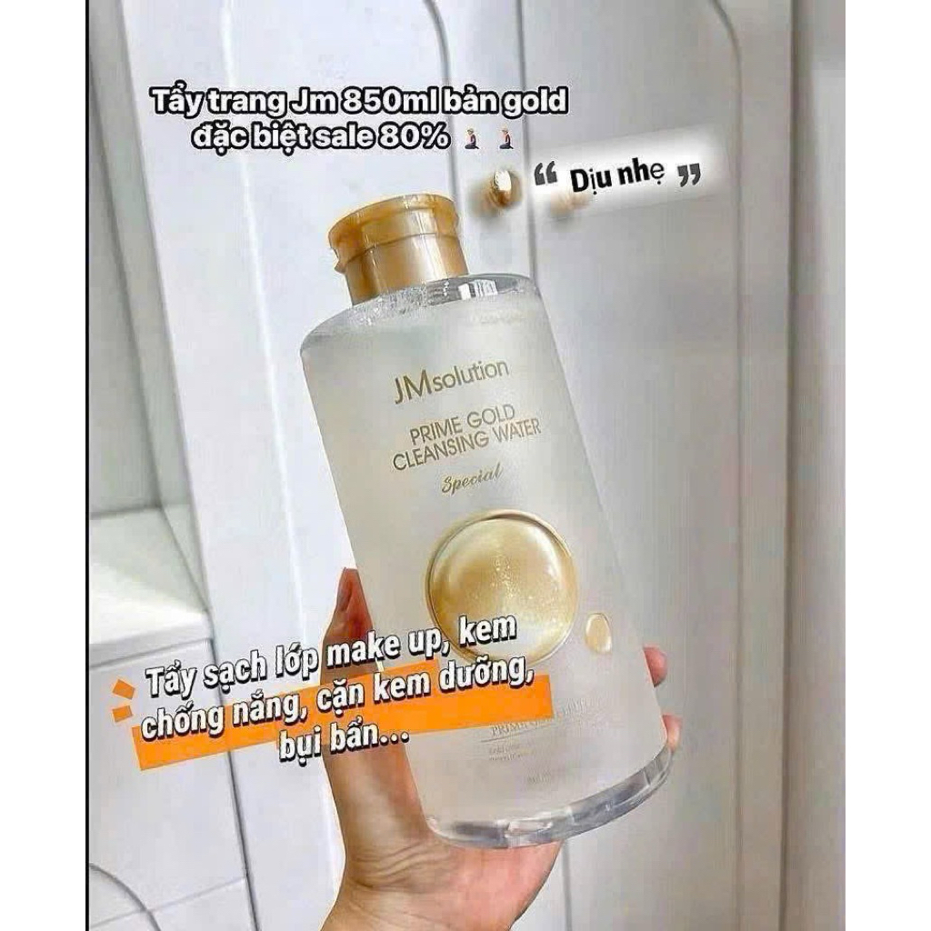 Tẩy Trang JM Solition Premium Gold 850ml