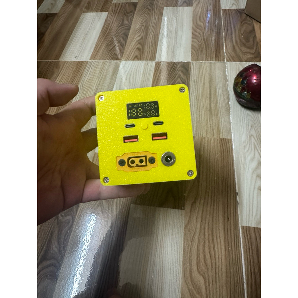 Box in 3d sạc dự phòng mạch sạc xả 100w pin4s 3,2v