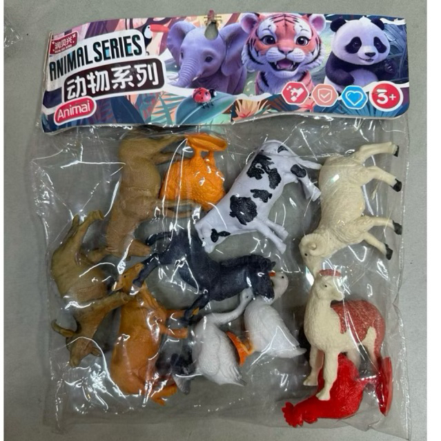 Animal Series My Farm 388-39 mô hình 12 con thú, giao mẫu ngẫu nhiên