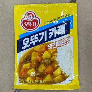 BỘT CÀ RI HƠI CAY HÀN QUỐC 100G - 카레 약간매운맛