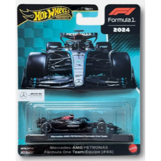 Xe mô hình tỉ lệ 1:64 CHÍNH HÃNG Hot Wheels Premium Formula 1 2024 F1 Mercedes-AMG PETRONAS Formula 