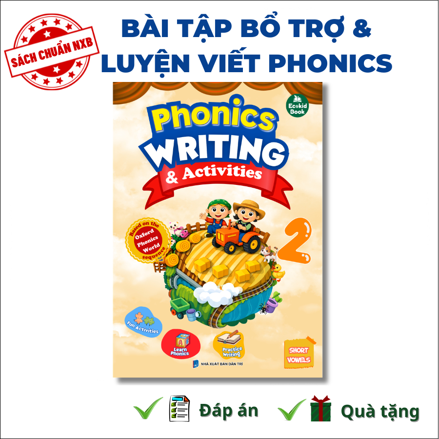 Sách - Phonics Writing & Activities 2 - Tài liệu bổ trợ Oxford Phonics World