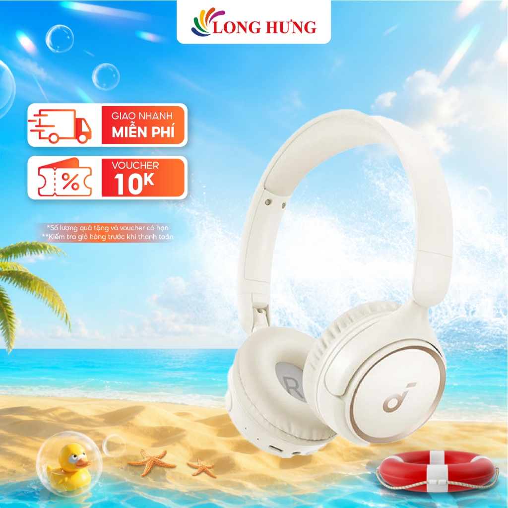 Tai nghe chụp tai Bluetooth Anker Soundcore Space H30i A3012 - Hàng chính hãng