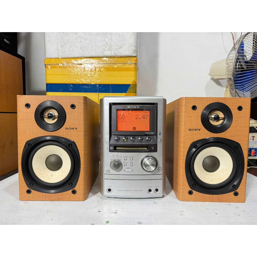 Dàn Nghe Nhạc Bãi Nhật Sony CMT-M3 bãi nhật hát cực hay điện110v