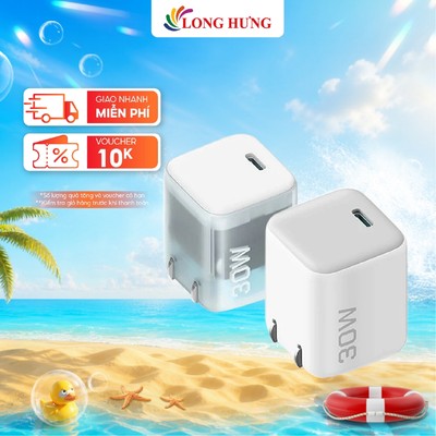 Cốc sạc Cuktech Nano 1C 30W AC30S - Hàng chính hãng