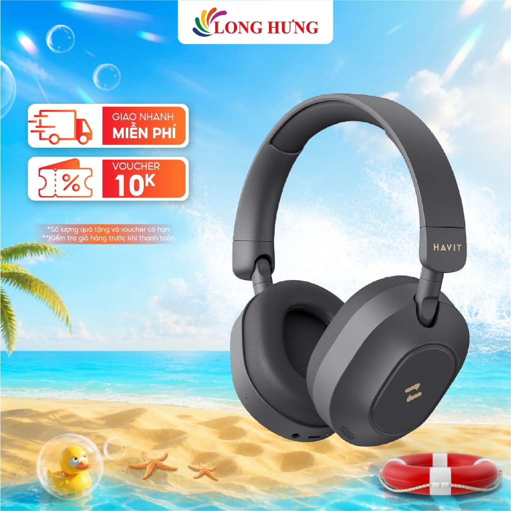 Tai nghe chụp tai Bluetooth Havit LIFE NC01H H668BT - Hàng chính hãng