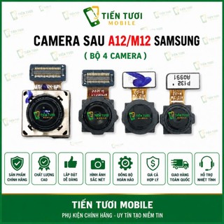 Camera Sau samsung A12/M12 (Bộ 4 mắt camera)