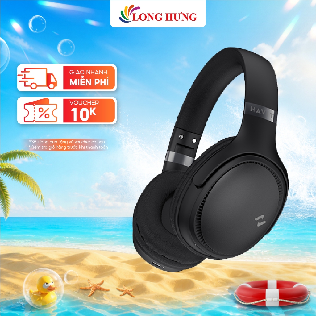Tai nghe chụp tai Bluetooth Havit H630BT - Hàng chính hãng