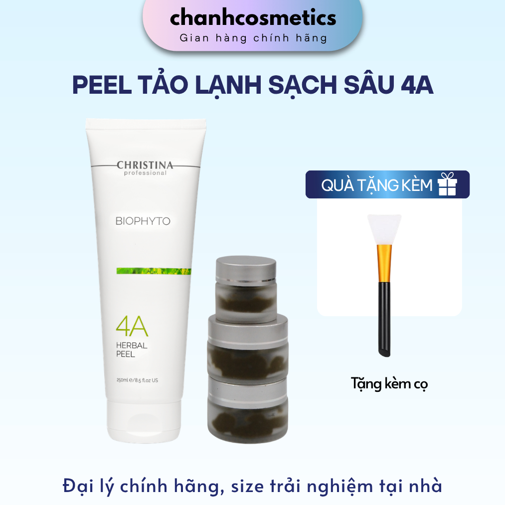 Mask Christina Biophyto 4A Herbal Peel Tẩy Da Chết, Loại Bỏ Mụn Cám, Mụn Đầu Đen