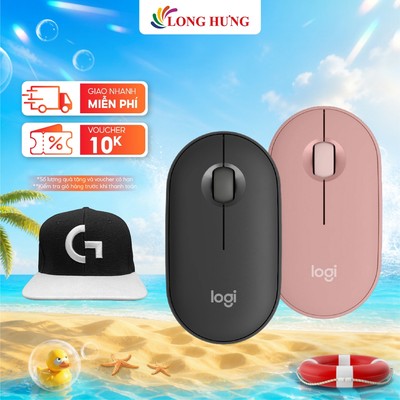 Chuột không dây Logitech Pebble M350S - Hàng chính hãng