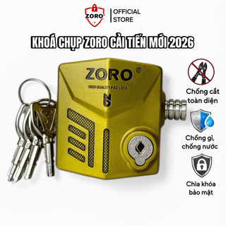 ổ khóa chụp chống cắt ZORO,chìa tròn,mẫu mới cải tiến 2026