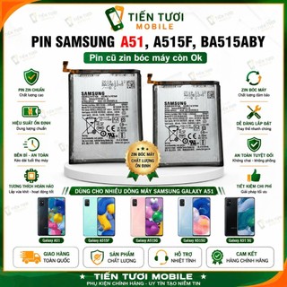 Pin samsung  a51, a515f, ba515aby ,Pin zin bóc máy
