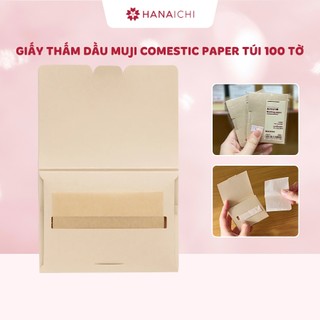 Giấy thấm dầu Muji Cosmetic Paper 100 tờ 70x100mm Nhật Bản