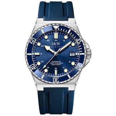 Đồng hồ nam chính hãng I&W Carnival 726G-S1 Kính chống xước,Chống nước 100m,BH24 tháng,Máy Cơ Automatic,dây cao su xịn