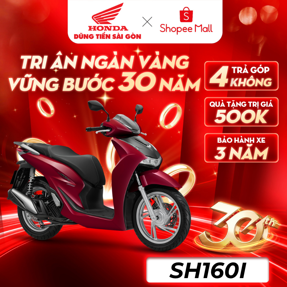 Xe Máy Honda SH 160i 2026 - Phiên Bản Cao Cấp