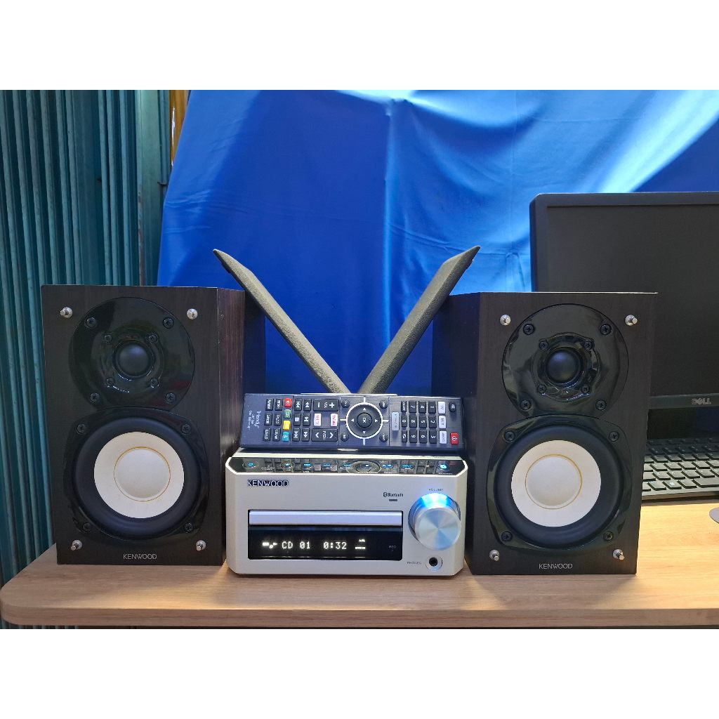 Dàn âm thanh Kenwood K531, hoạt động full chức năng CD, USB, BLUETOOTH, AUX, giải mã quang in/out