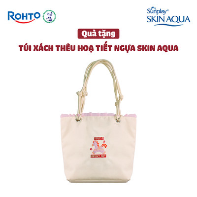 [QUÀ TẶNG KHÔNG BÁN] Túi xách thêu họa tiết ngựa đẹp mắt Sunplay Skin Aqua