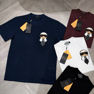 Áo phông nam nữ , Áo thun Cotton THÊU logo da ông già đeo kính HOT TREND 2026