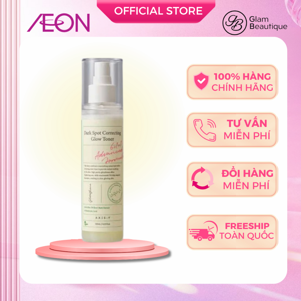 Nước hoa hồng dưỡng sáng mờ thâm AXIS-Y Dark Spot Correcting Glow Toner 125ml