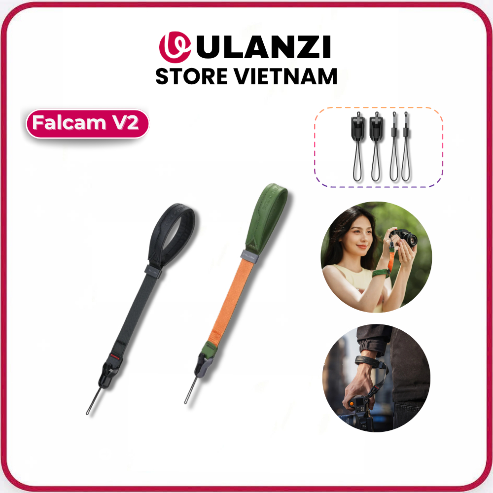 ULANZI FALCAM Maglink Quick Magnetic Buckle Wrist Strap V2 - Dây Đeo Cổ Tay, Khóa Nam Châm Tháo