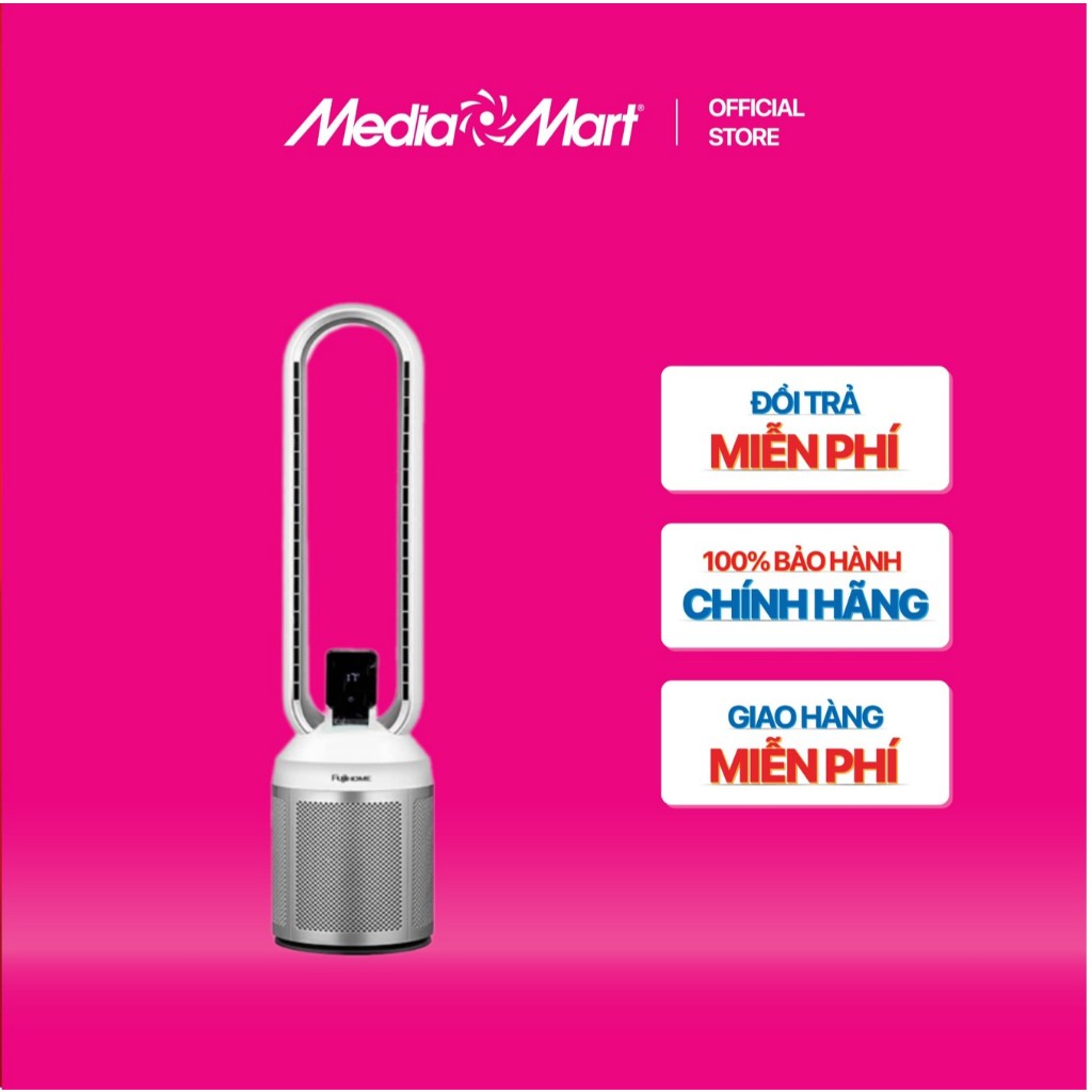 [SieuthiMediaMart] Quạt không cánh kết hợp lọc không khí Fujihome BF307DC-HEPA- có điều khiển BH chí
