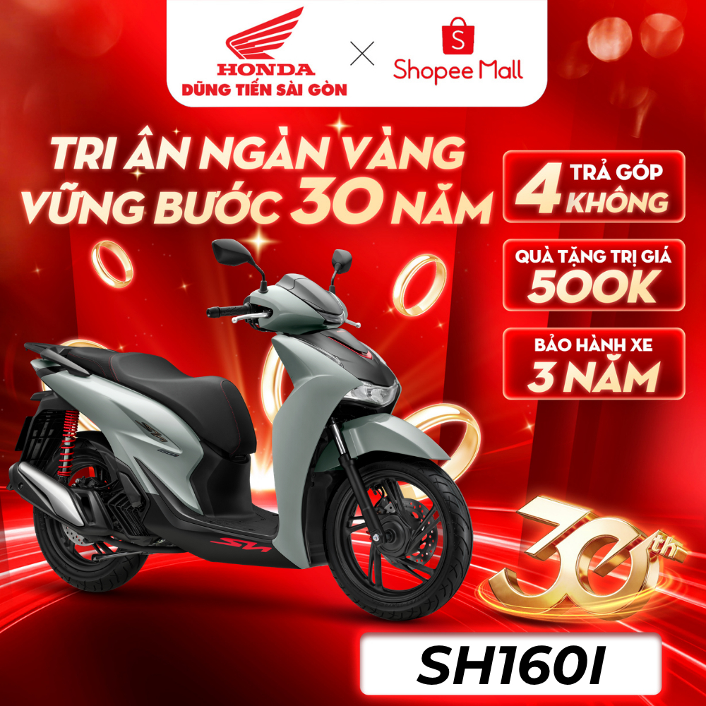 Xe Máy Honda SH 160i 2026 - Phiên Bản Thể Thao