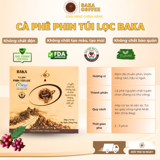 Cà Phê Phin Túi Lọc Baka Coffee (Hộp)