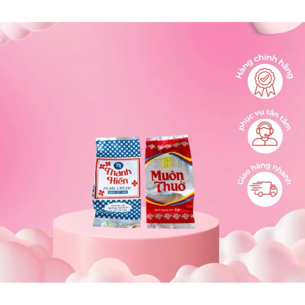 LẺ HỦ KEM DƯỠNG TRẮNG DA THANH HIỀN MUÔN THUỞ HỦ 3GRAM